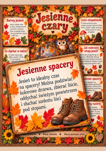 JESIENNE CZARY DEKORACJA NA GAZETKĘ, DWIE WIELKOŚCI + ELEMENTY DO OZDOBY.   RAZEM  28 STRON
