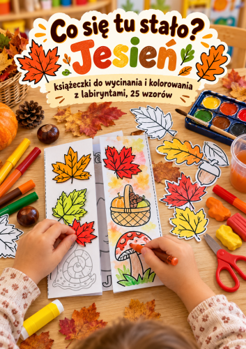 LABIRYNT PANI JESIEŃ - ZESTAW KSIĄŻECZEK CZ 2. 25 STRON