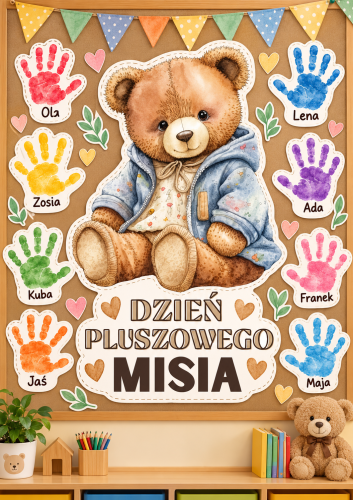 Dzień Pluszowego Misia na tablicy szkolnej.png