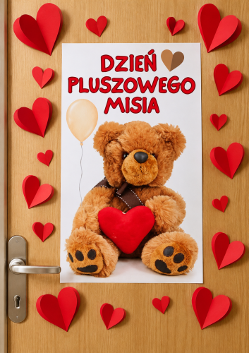 DEKORACJA NA DZIEŃ MISIA - PLAKAT NA DRZWI LUB GAZETKĘ - 10 STRON 