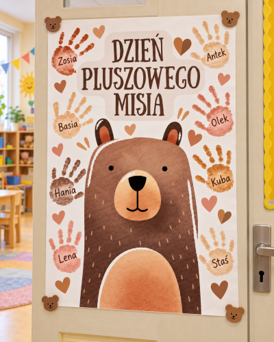 PLAKAT NA DRZWI, DEKORACJA NA GAZETKĘ DZIEŃ MISIA - 10 STRON 