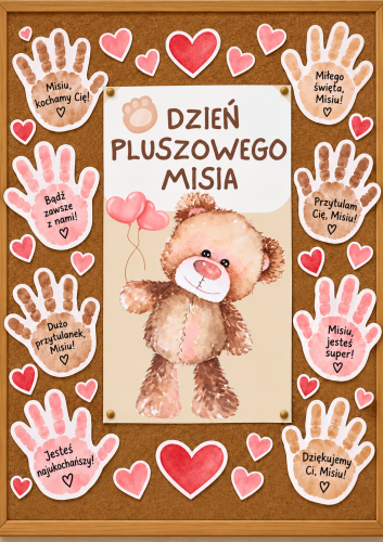 PLAKAT NA DZIEŃ MISIA NA DRZWI - 10 STRON PLAKAT