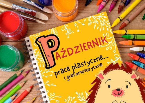 PAKIET PAŹDZIERNIK  - PRACE PLASTYCZNE I GRAFOMOTORYCNE 340/A4