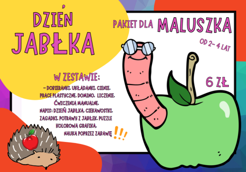 PAKIET DZIEŃ JABŁKA DLA MALUSZKA 