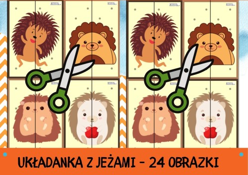 UKŁADANKA Z JEŻAMI