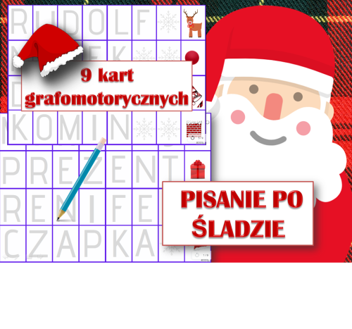 PISANIE PO ŚLADZIE MIKOŁAJ