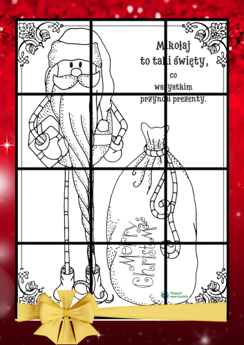 MIKOŁAJKI  KOLOROWANKI XXL NR 1.