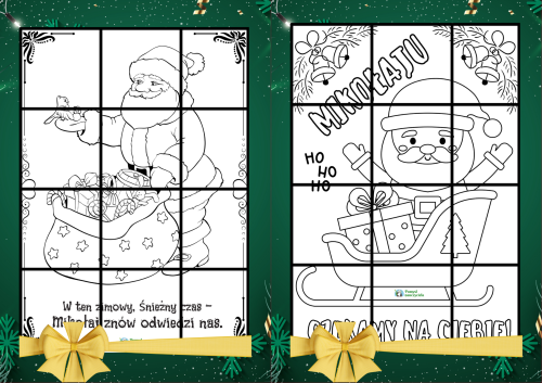 MIKOŁAJKOWA KOLOROWANKIA XXL  +  DRUGA GRATIS