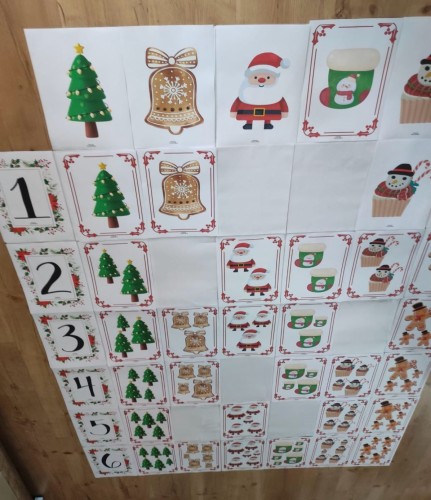 MIKOŁAJKOWO-ŚWIĄTECZNE -  KARTY DO KODOWANIA 