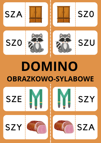 GŁOSKA SZ W SYLABIE  - DOMINO .png