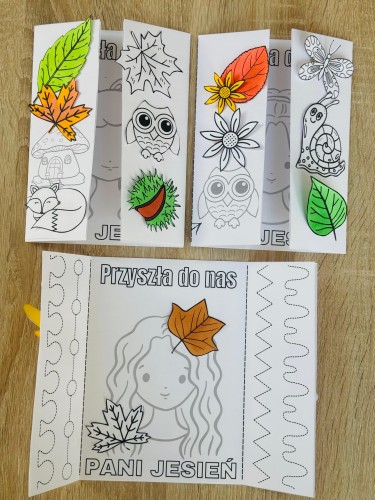 LABIRYNT PANI JESIEŃ - ZESTAW KSIĄŻECZEK CZ 2. 25 STRON