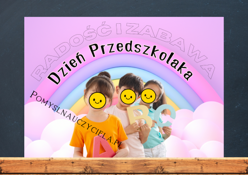 PLAKAT/TŁO DO ROBIENIA ZDJĘĆ DZIEŃ PRZEDSZKOLAKA 16 STRON nr 11