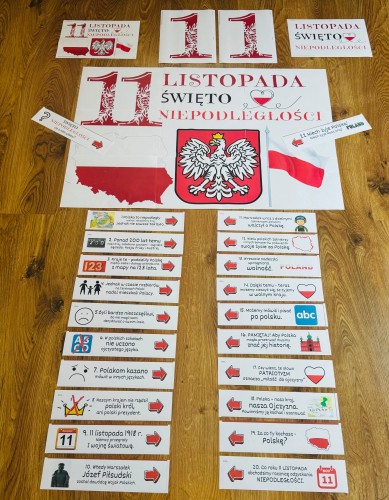  11 LISTOPAD - CO O NIM WIESZ ? - WIEDZA W PIGUŁCE, PLAKAT XXL - 30 STRON 