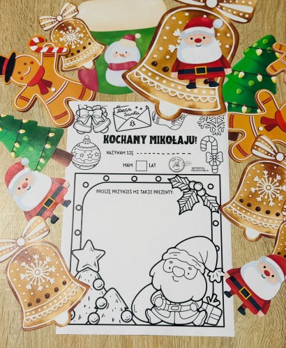 ZESTAW 143 LISTY DO MIKOŁAJA NR 3. Pomoce gotowe do wysyłki.             