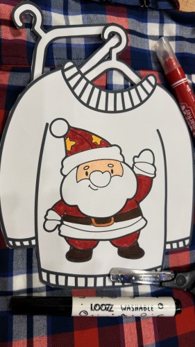 ZESTAW 148 SWETERKI DZIEŃ MIKOŁAJA.  Pomoce gotowe do wysyłki.             